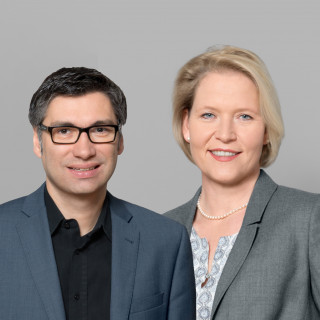 Portrait Dr. Annette Bäumer, Rechtsanwältin und Oliver Viehweg, Rechtsanwalt