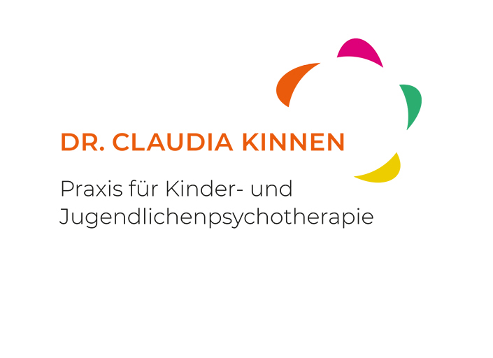 Logo von Dr. Claudia Kinnen, spezialisiert auf Kinder- und Jugendlichenpsychotherapie. Bietet therapeutische Unterstützung für junge Menschen in einem einladenden Umfeld. Logodesign Köln