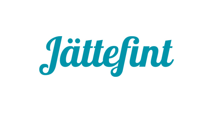 Logo von Jättefint, skandinavischer Lifestyleshop in Köln. Modern und ansprechend, ideal für Markenidentität und visuelle Kommunikation. Logodesign Köln