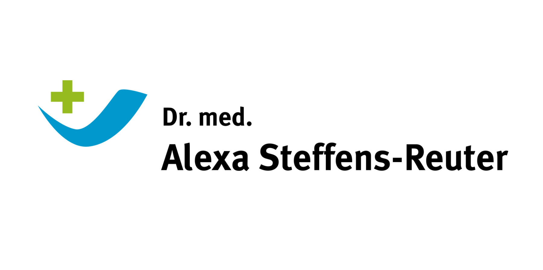 Logo von Dr. med. Alexa Steffens-Reuter, einer Fachärztin für Medizin. Das Design zeigt ein stilisiertes medizinisches Symbol und den Namen in klarer Schrift.